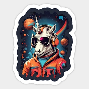 Unicorn Astronaut Sticker